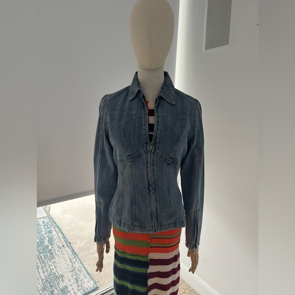 Blank NYC - metallic denim jacket - XS - Picture 12 of 12